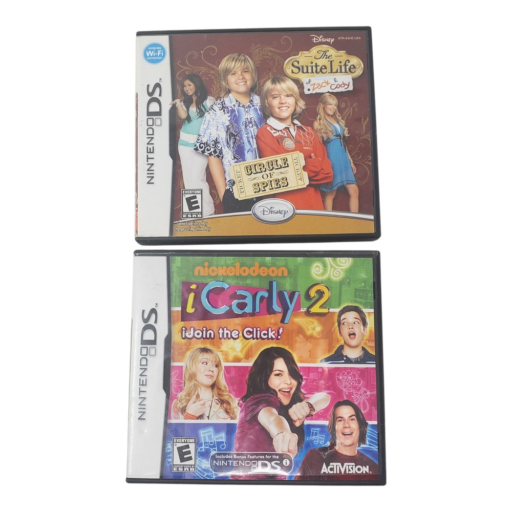Nintendo DS The Suite Life Circle of Spies iCarly 2 Join the Click Video Games